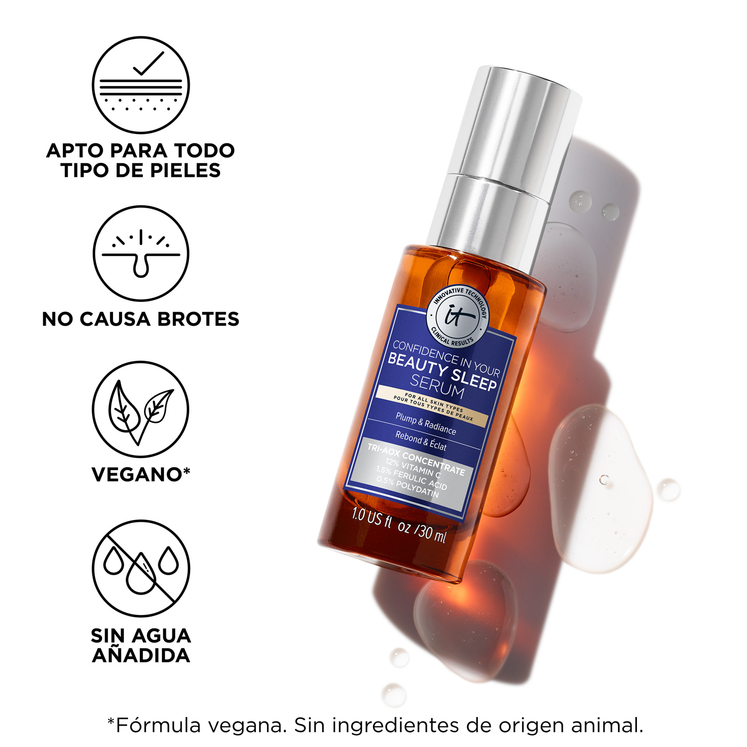 CONFIDENCE IN YOUR BEAUTY SLEEP SERUM (SUERO ANTI-EDAD)